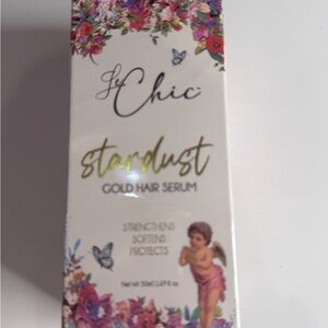 Le Chic Stardust Gold Hair Serum – Pink & Floral Accents